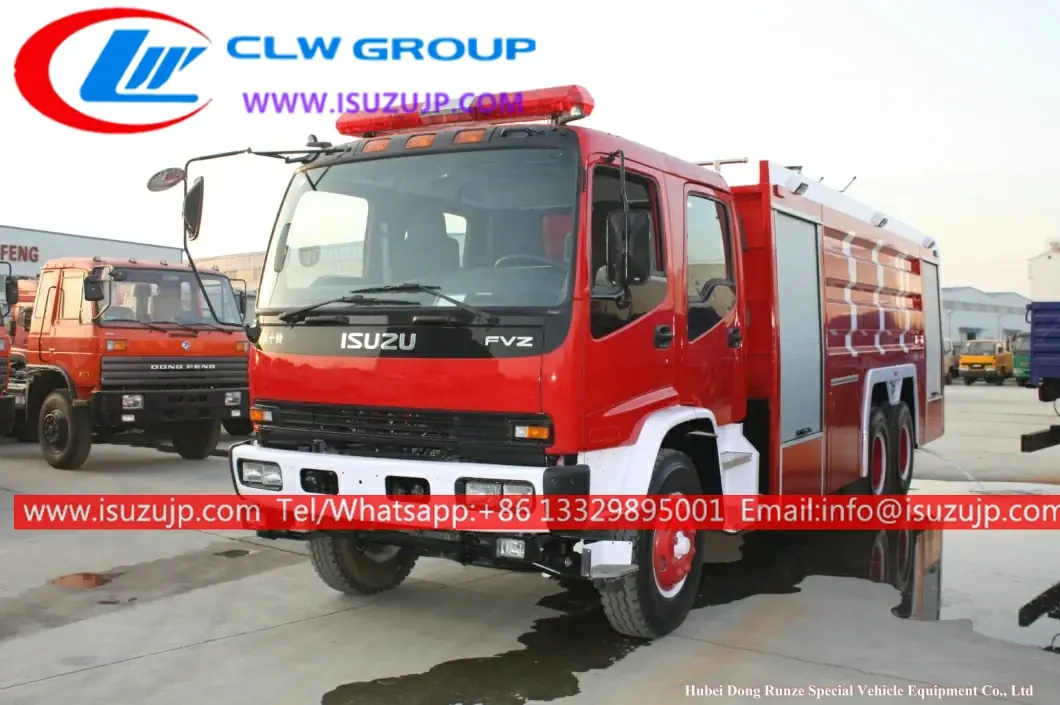10 wheel ISUZU FVZ off road best fire truck