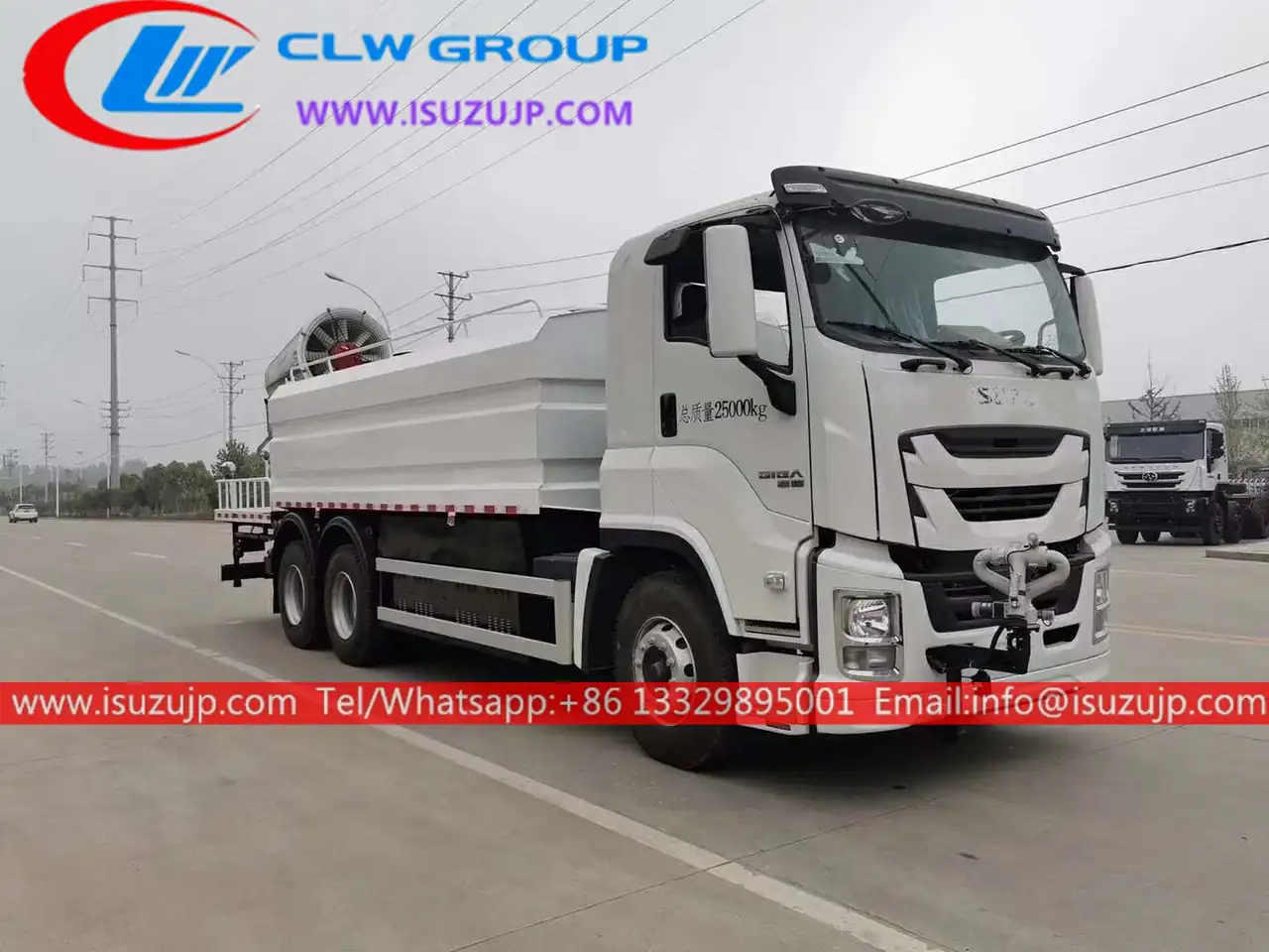 10 wheel ISUZU GIGA 18000liters disinfection truck