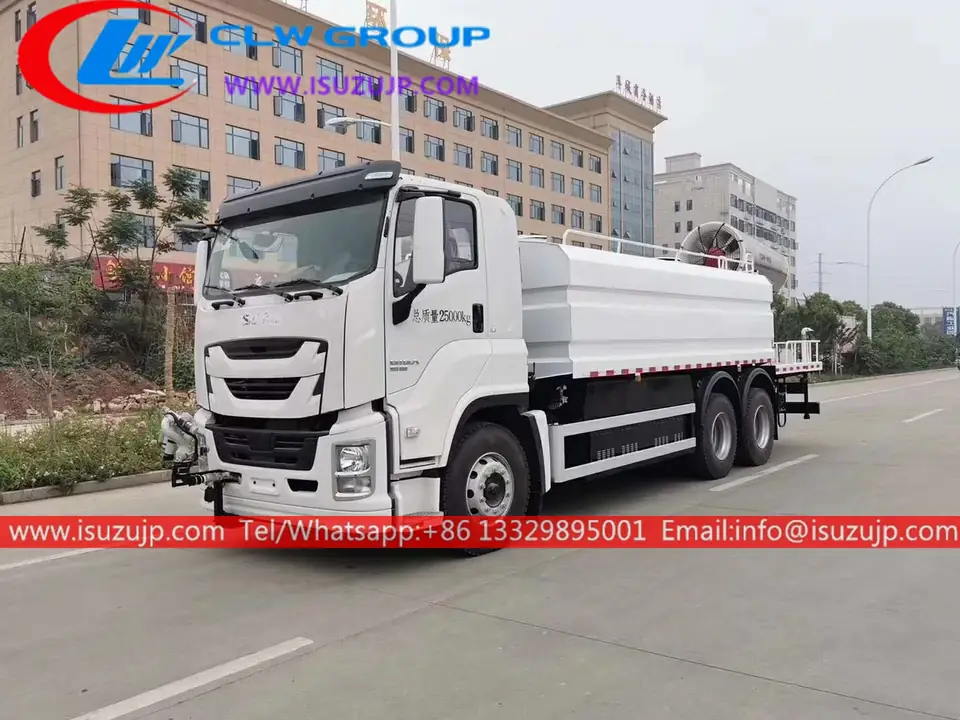 10 wheel ISUZU GIGA 18000liters dust control truck
