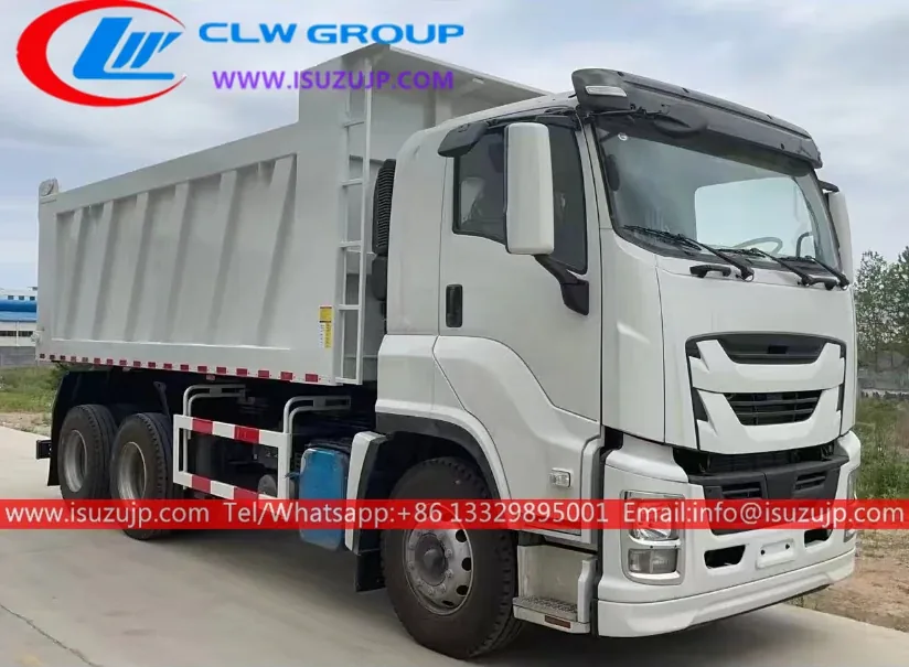 10 wheel ISUZU GIGA 20 to 24cbm tri axle dump truck
