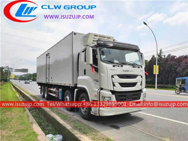 10 wheel ISUZU GIGA 25 ton refrigerated carriers