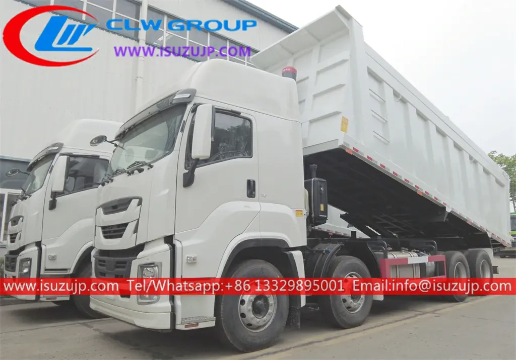 12 tire Isuzu Giga big dump trucks