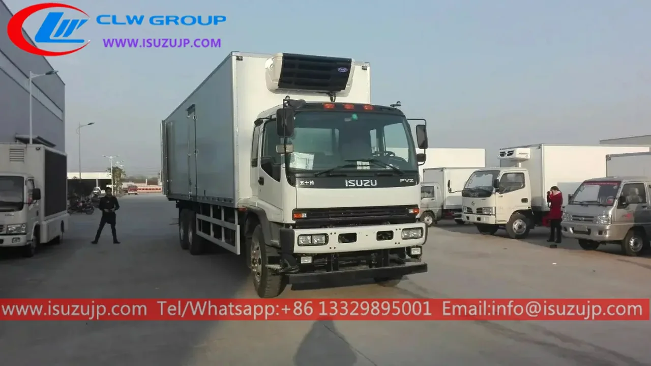10 wheeler ISUZU FVZ 25 tonne cold truck