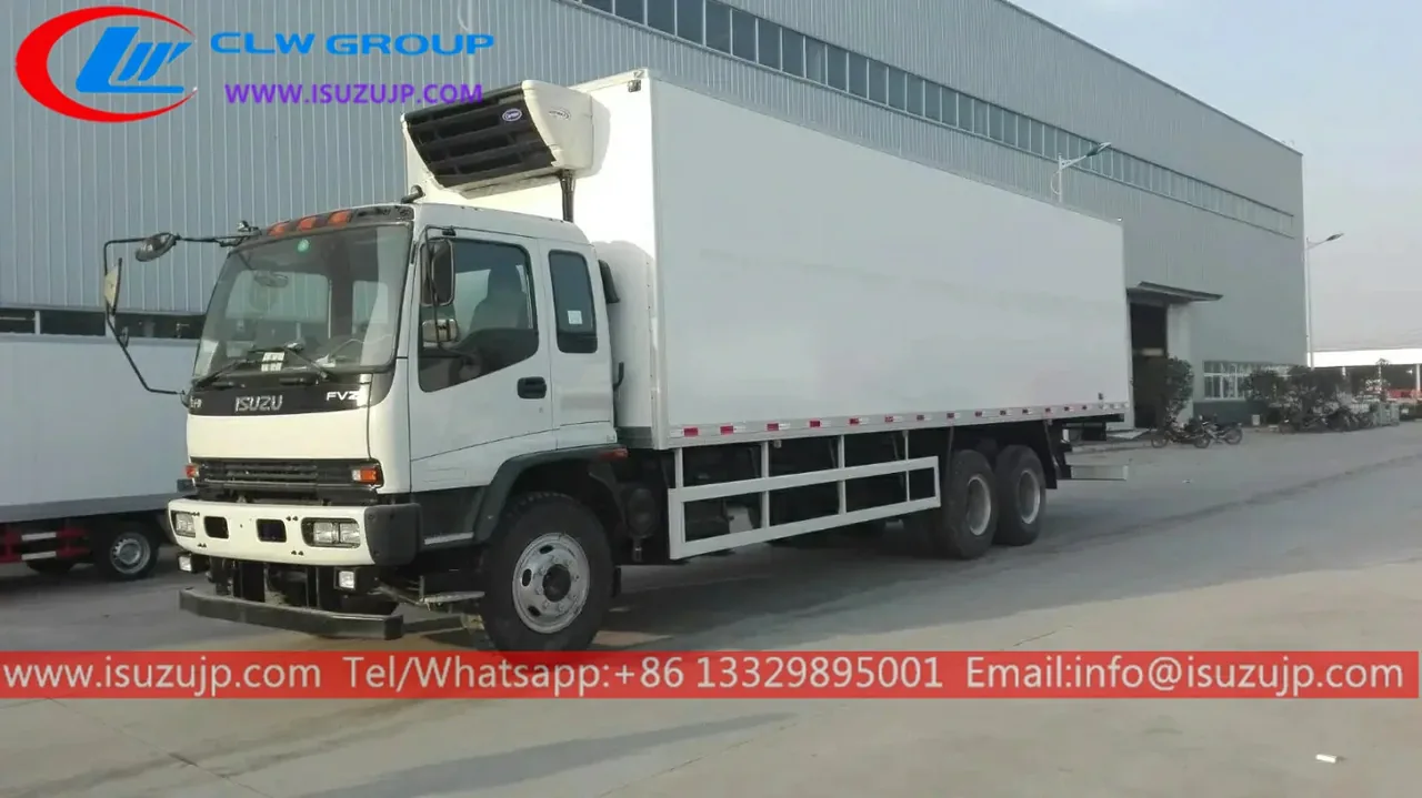 10 tire ISUZU FVZ 25 ton colding room truck