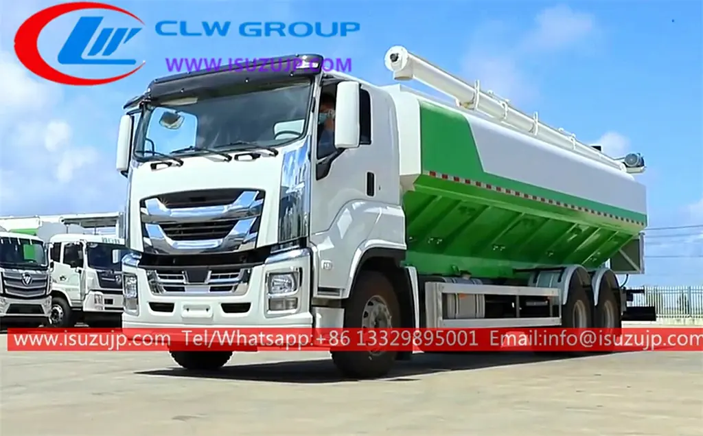 10 tire Isuzu Giga 30cbm feed delivery truck