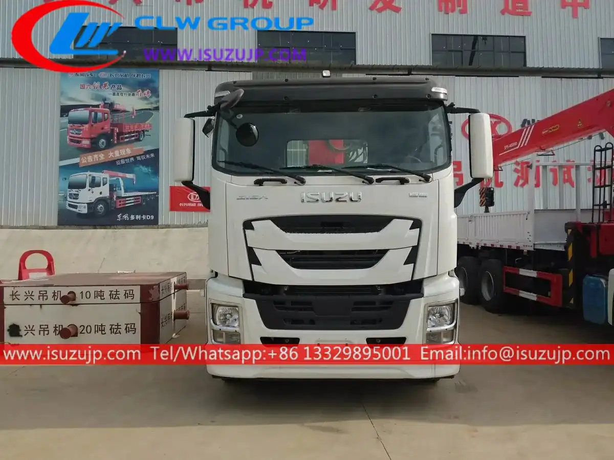 6×4 ISUZU GIGA 16 ton mobile crane truck