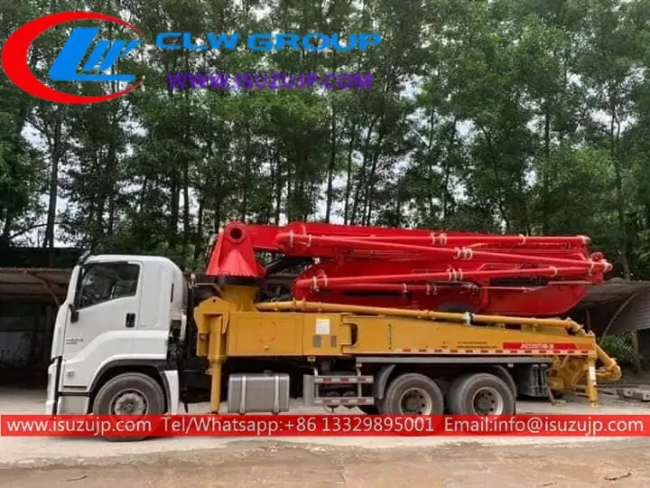 10 tyre Isuzu GIGA 52meters truck mounted concrete pump