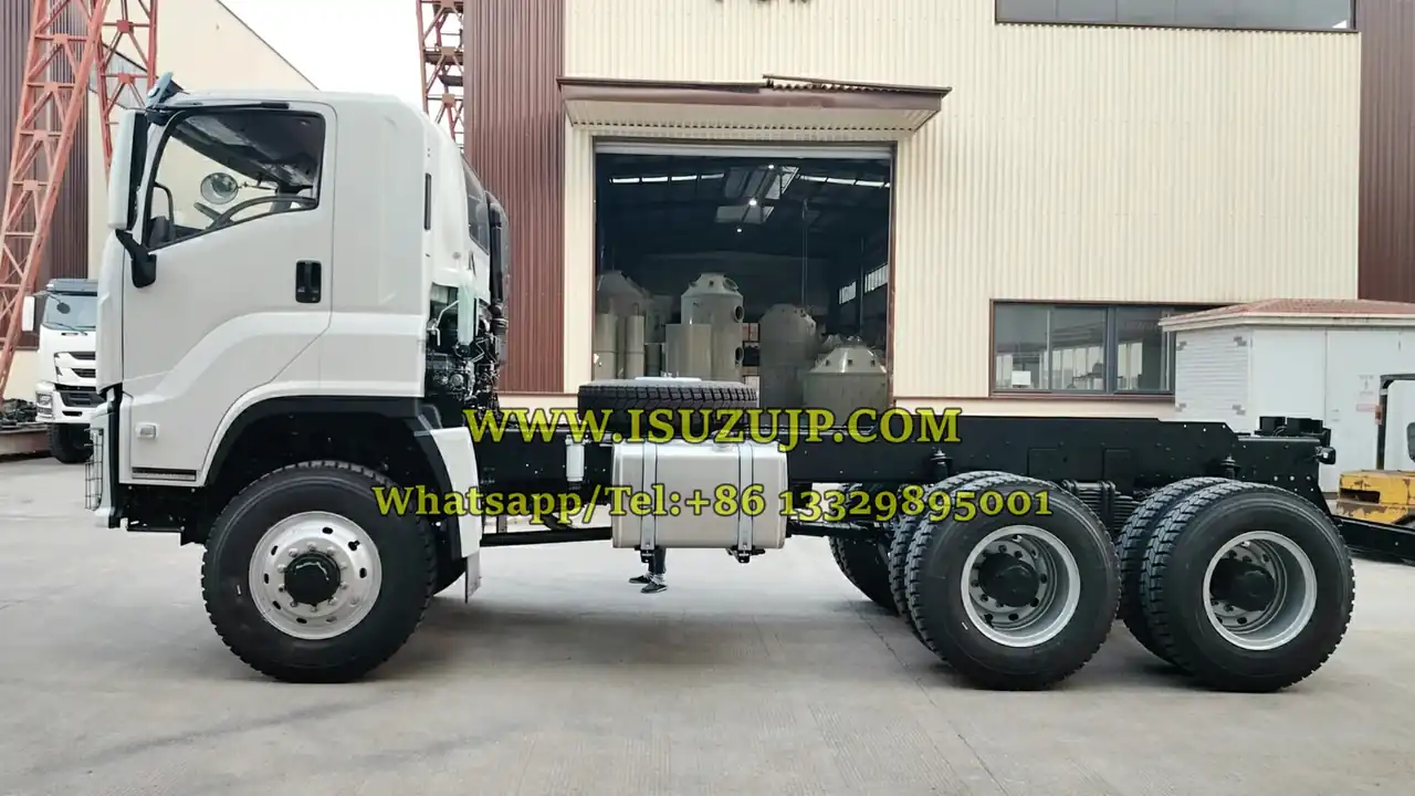 six wheels drive ISUZU GIGA 25tons truck chassis