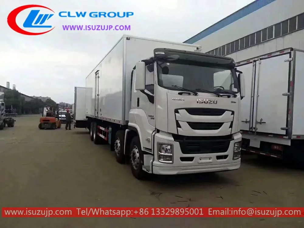 12 wheel ISUZU GIGA 30t refrigerated truck