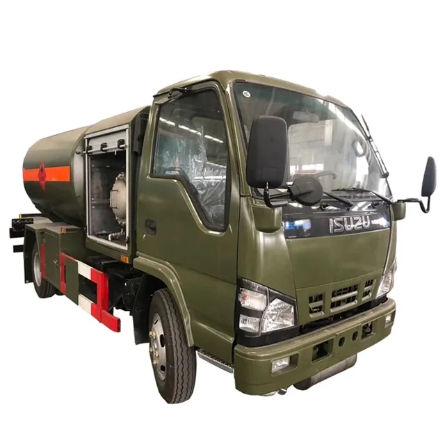 ISUZU 4K ENGINE 5000liters Helicopter refueling truck