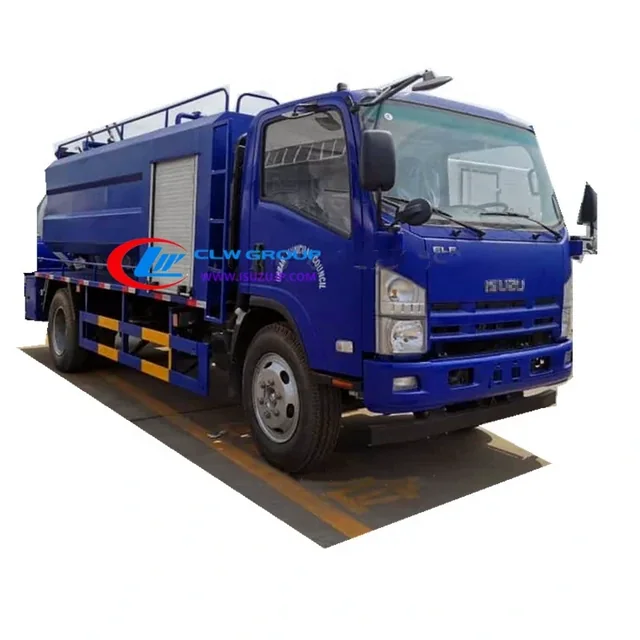 ISUZU combined vacuum jetting vehicle