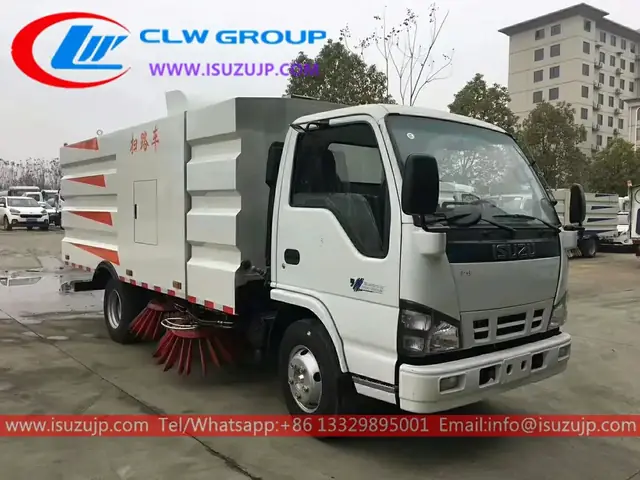 Isuzu road sweeper