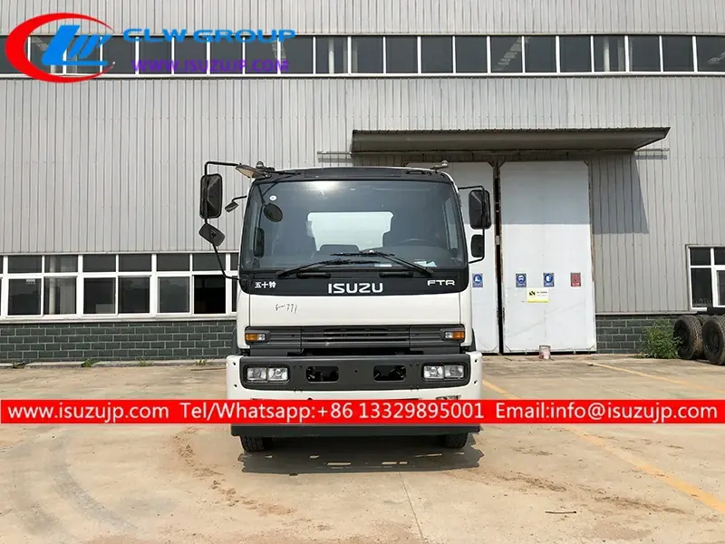 ISUZU 10m3 Stainless steel vacuum suction truck