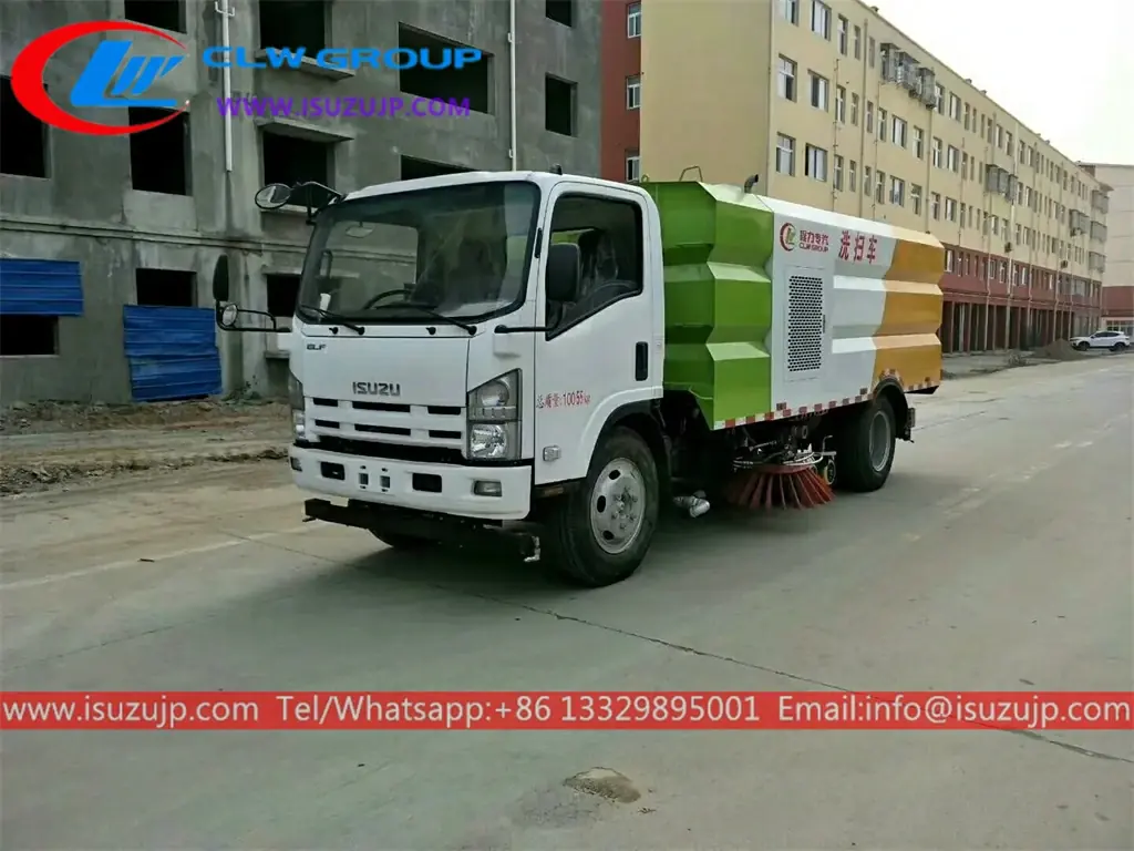 Isuzu 10 tonne dust sweeper Paraguay