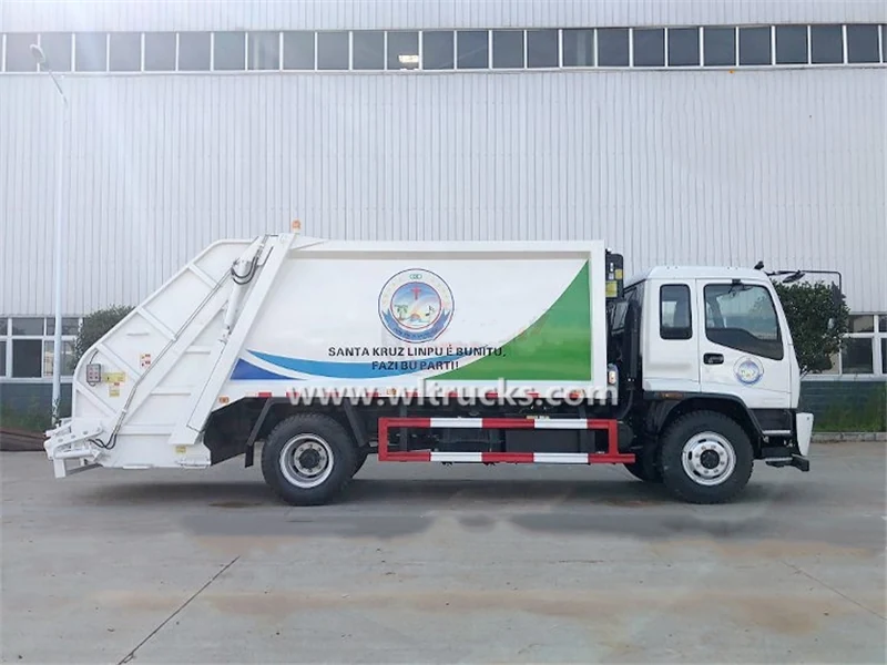 Isuzu 12 cubic meters Compressed garbage truckIsuzu 12 cubic meters Compressed garbage truck