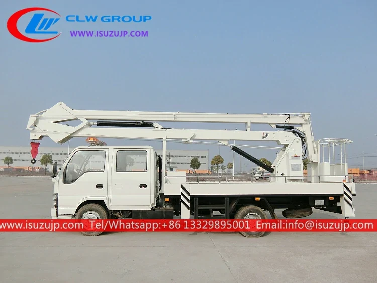 ISUZU 12m aerial bucket lift truck Kyrgyzstan