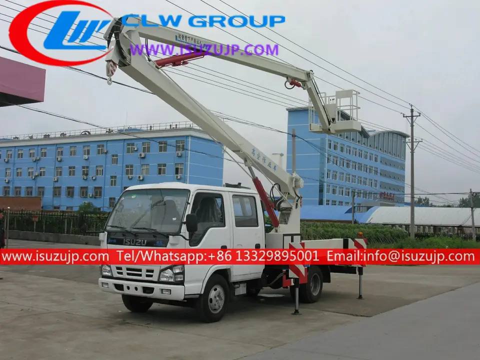 ISUZU 14m man lift boom truck