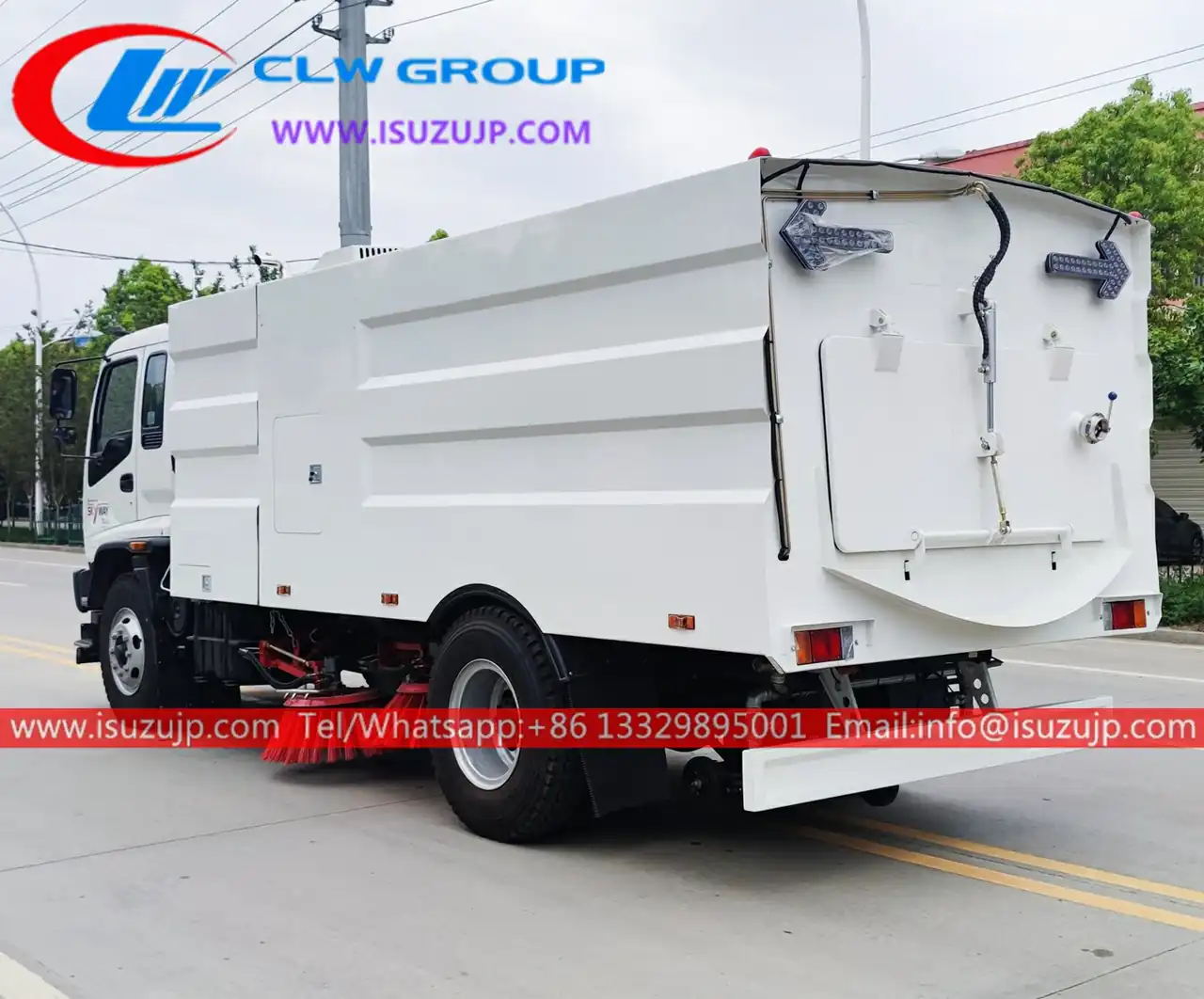ISUZU 16 ton sweeper truck for sale