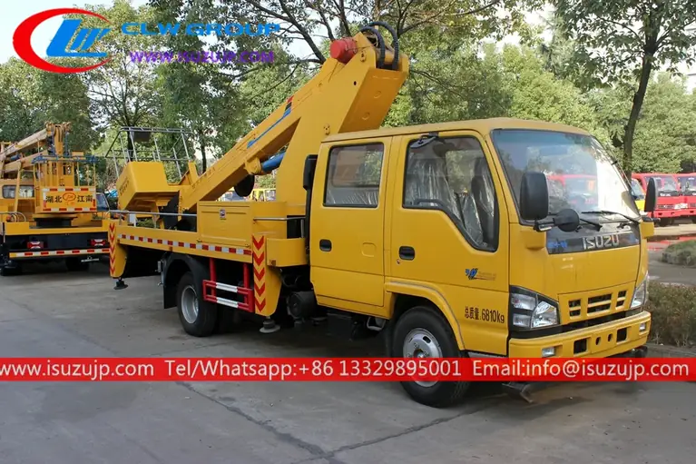ISUZU 16 meters truck mounted man lift Turkey