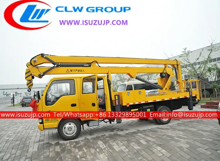 ISUZU 18m truck mounted man lift