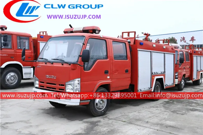 ISUZU 2 ton small fire engine car