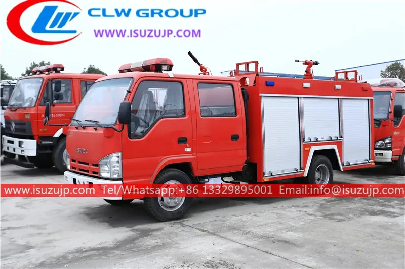 ISUZU 2 ton small new fire trucks for sale