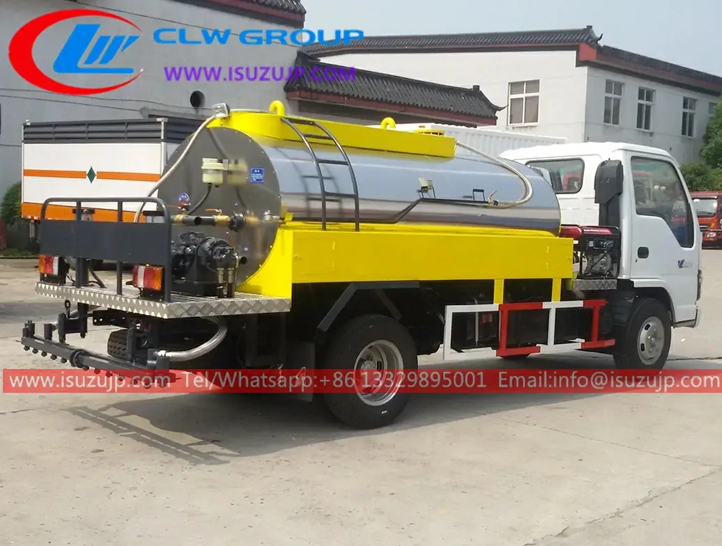 ISUZU 3000liters bitumen distributor truck for sale Philippines