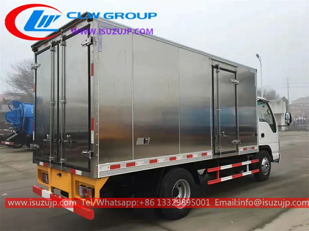 Isuzu 4.2meters stainless steel fridge truck