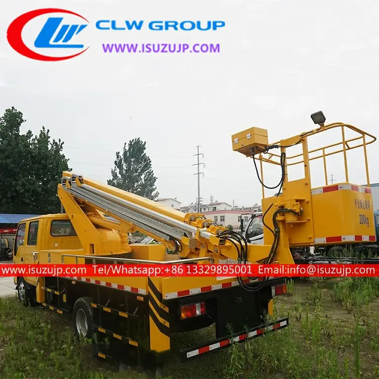 ISUZU 4k Engine 20m aerial lift truck