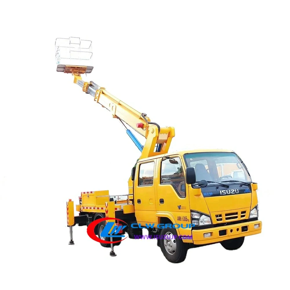 ISUZU 4k Engine 20m man lifter truck