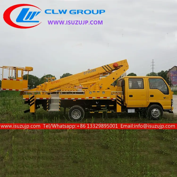 ISUZU 4k Engine 20m truck mounted boom lift