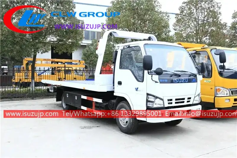 ISUZU 4K ENGINE 3t tow truck flat bed