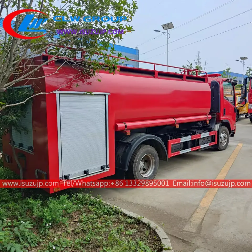ISUZU 4k Engine 5 ton water rescue fire truck