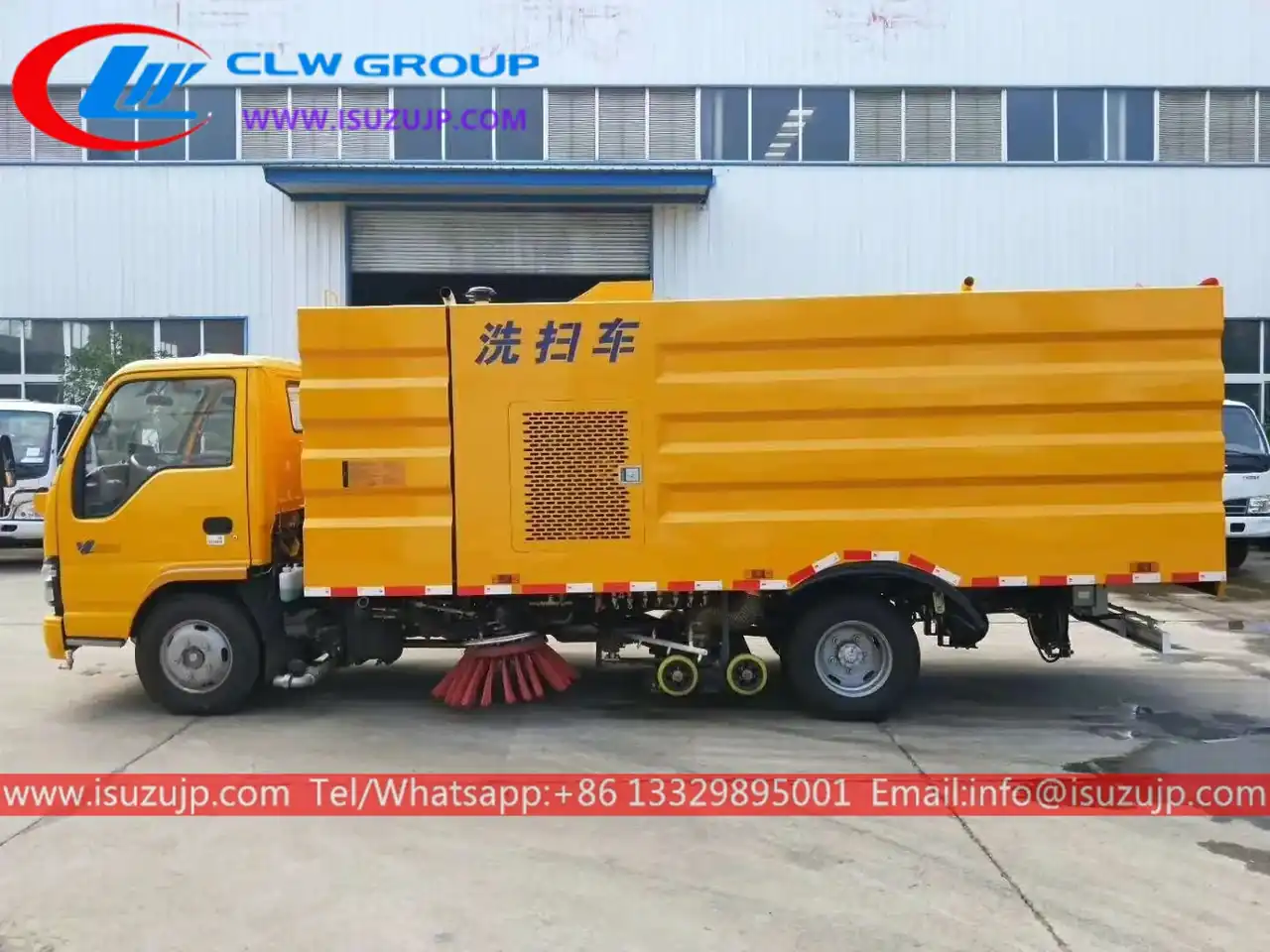 ISUZU 8 cubic meters sweeper truck Dominican Republic
