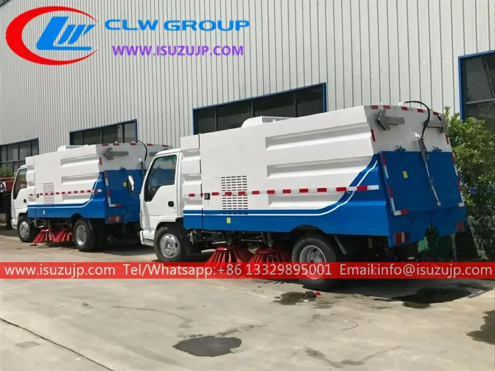 ISUZU 5 ton road sweeper lorry