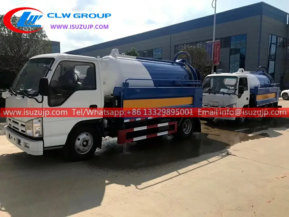ISUZU 5000L sewer jetting trucks