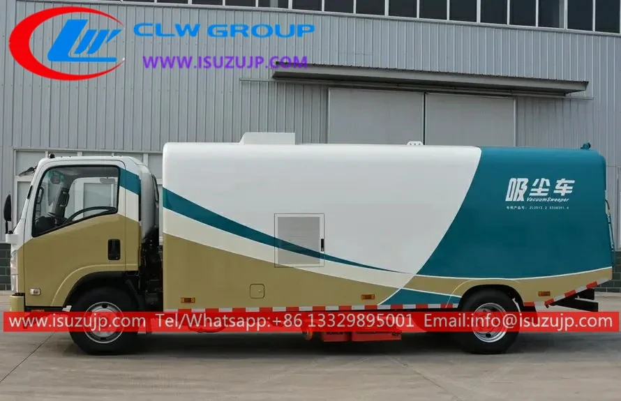 ISUZU 5cbm vacuum cleaning truck