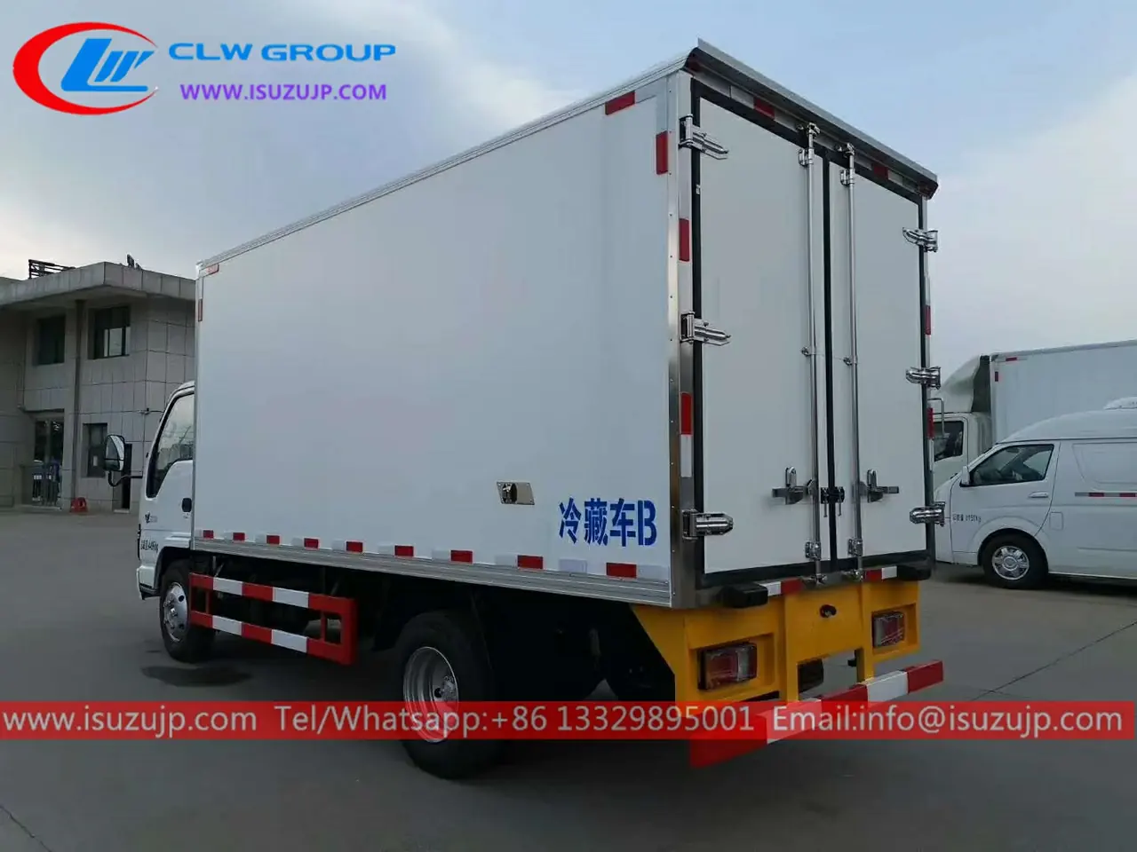 ISUZU refrigerator automatic trucks with 6 ton