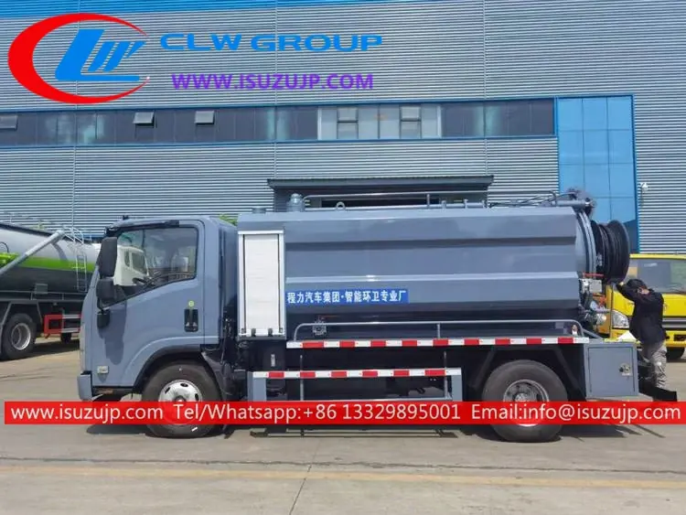 ISUZU 6cbm sewer jetter truck for sale