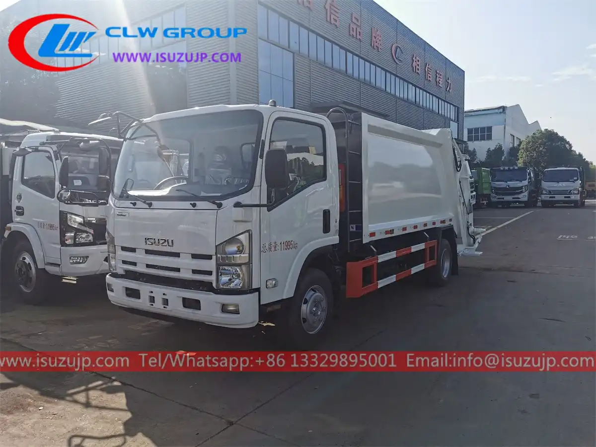 ISUZU 8 ton garbage truck with compactor