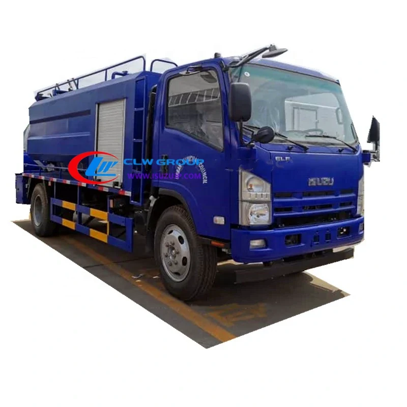 ISUZU combined vacuum jetting vehicle