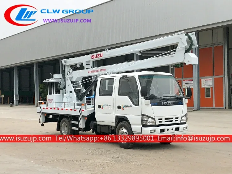 ISUZU 16 meters elevating platform truck Saudi Arabia