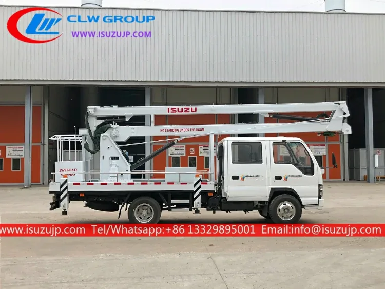 ISUZU 16m aerial truck equipment Qatar