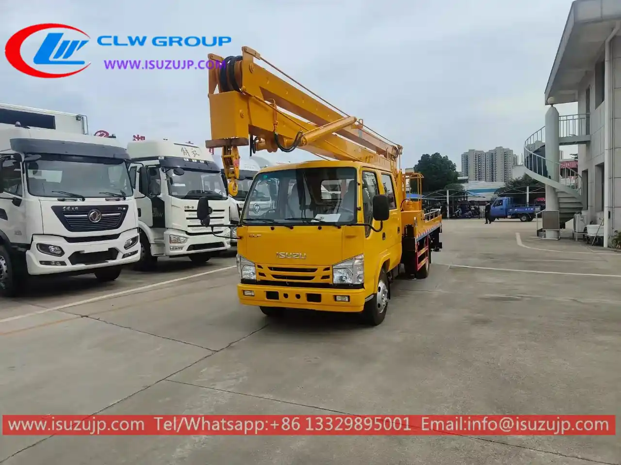 ISUZU 130HP cherry picker vehicle