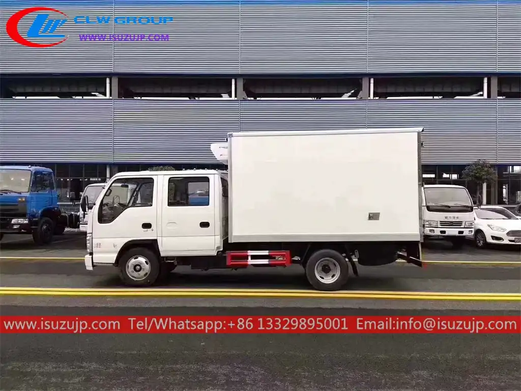 ISUZU Double cabin thermoking refrigeration unit truck