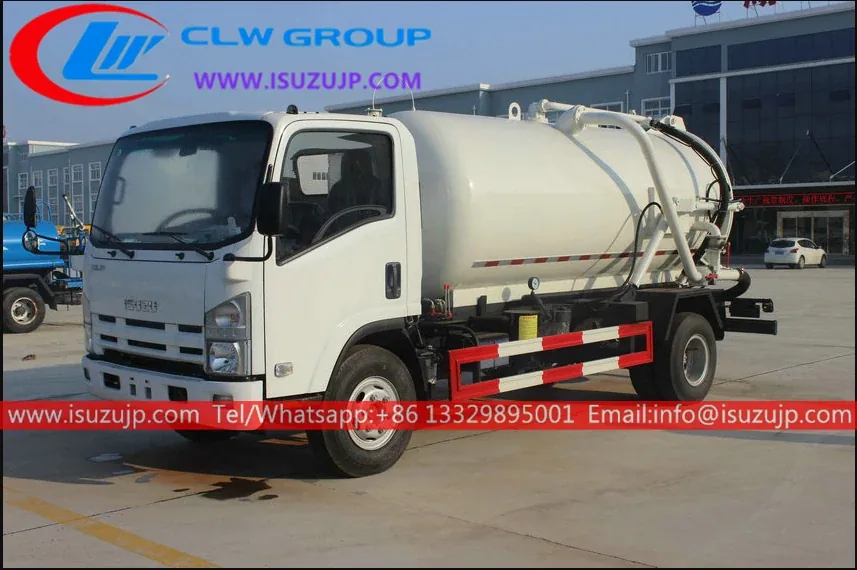 ISUZU ELF 10000liters sewage exhauster trucks