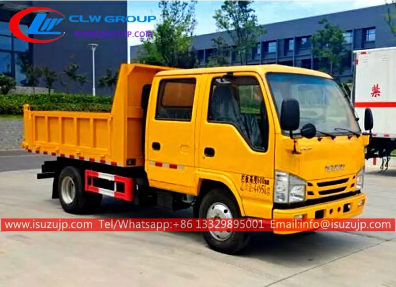 ISUZU ELF mini 3m3 garbage dump truck Zimbabwe