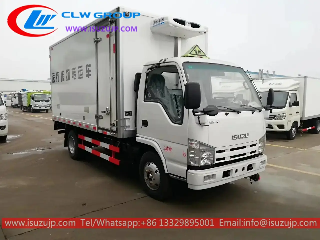 ISUZU 13ft medical waste transportation truck