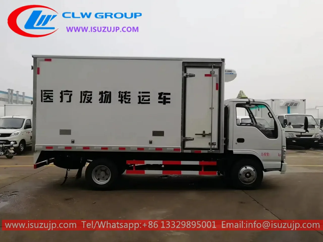 ISUZU NJR 3t medical waste transfer vehicle