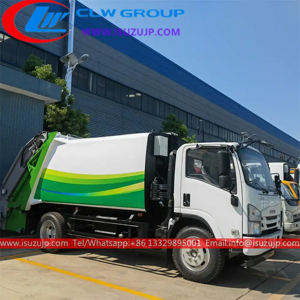 ISUZU ELF 8cbm refuse Compactor Truck